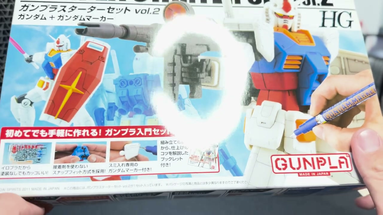 ガンプラスターターセットvol.2 HG RX-78-2 ガンダム 箱